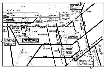 ソレエルナ アクセスマップ